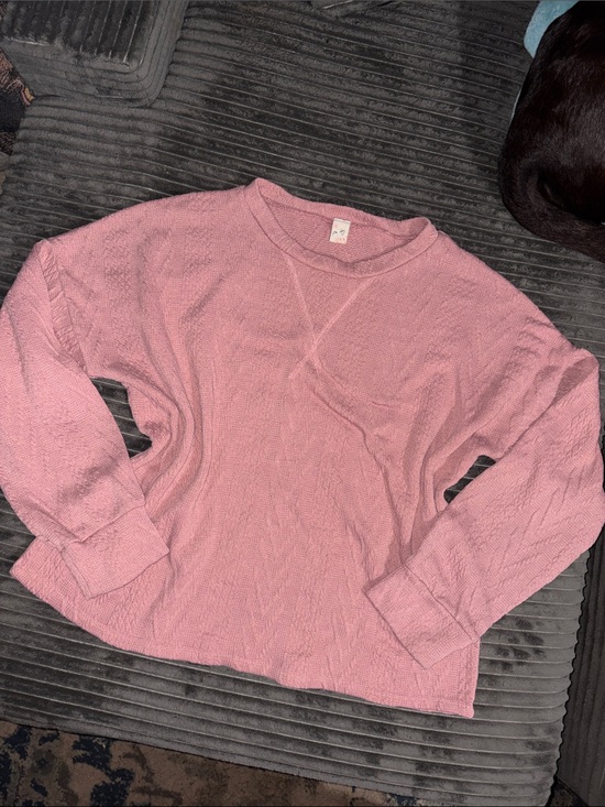 7Th Roy Sweaters - Women's Pink Crewneck Sweater - Casual Scoop Knit